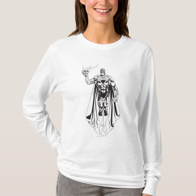 Schwarze Hand mit Schädel 3 T-Shirt (Vorderseite)