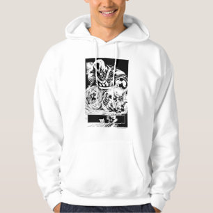 Schwarze Hand mit Schädel-Platte 2 Hoodie
