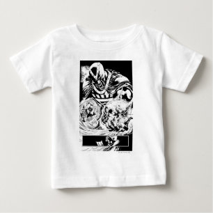 Schwarze Hand mit Schädelplatte 2 Baby T-shirt