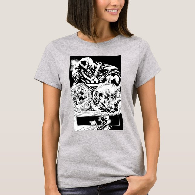 Schwarze Hand mit Schädelplatte 2 T-Shirt (Vorderseite)