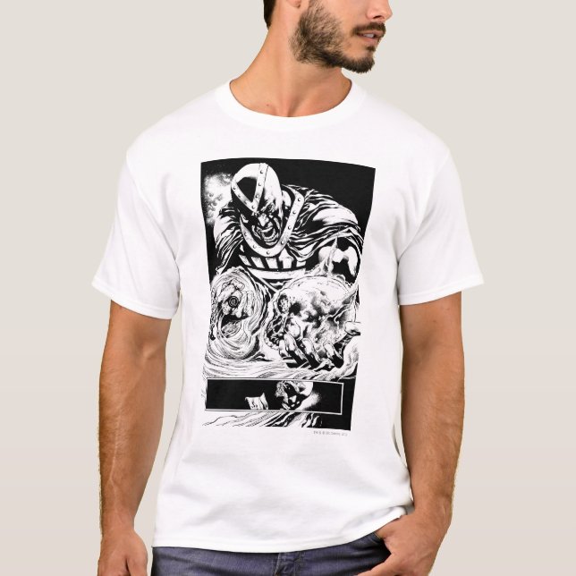 Schwarze Hand mit Schädelplatte 2 T-Shirt (Vorderseite)