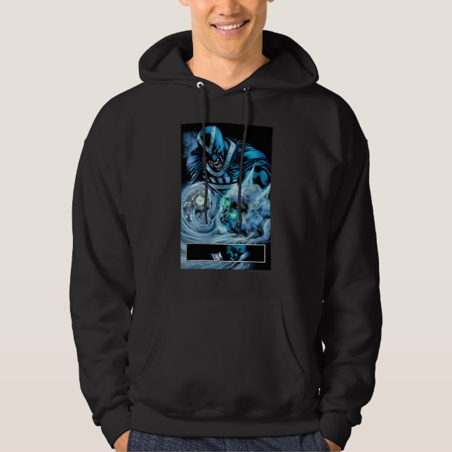 Schwarze Hand mit Schädelplatte Hoodie (Vorderseite)