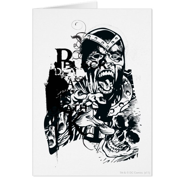 Schwarze Hand- und SchädelCollage (Vorne)