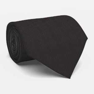 Schwarze Herringbone-Flüsterkrawatte Krawatte