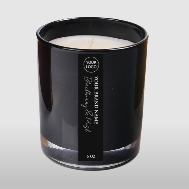 Schwarze, herunterladbare Kerzen Einladung (Von Creator hochgeladen)