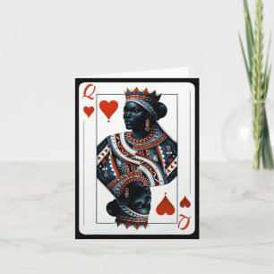 schwarze Herzkönigin Kartenspiel Stolz schwarzes W Karte
