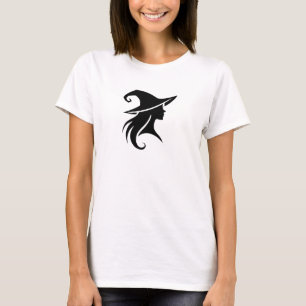 Schwarze Hexen-Wicca-Hexen-Halloween  T-Shirt