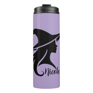 Schwarze Hexen-Wicca-Hexen-Halloween  Thermosbecher