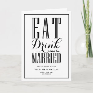 Schwarze Hochzeit 'Essen, Trinken und Heiraten' Programm