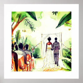 Schwarze Hochzeit Poster