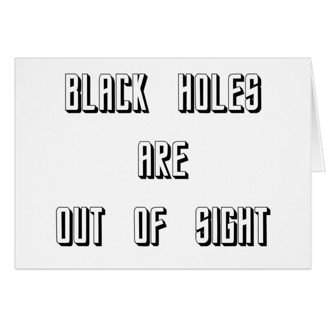 Schwarze Holen sind aus dem Blick (Vorderseite (Horizontal))