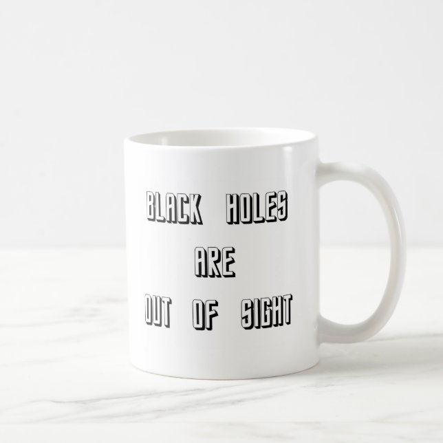 Schwarze Holen sind aus dem Blick Tasse (Rechts)
