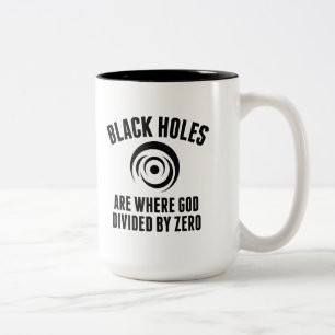 Schwarze Holes Zweifarbige Tasse