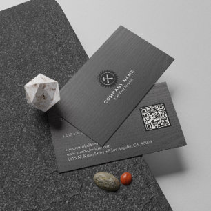 Schwarze Holzmaserung-Textur Visitenkarte