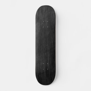Schwarze Holztextur Skateboard