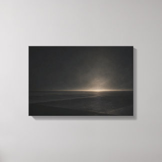 Schwarze horizontale Ebene — Aurema Leinwanddruck