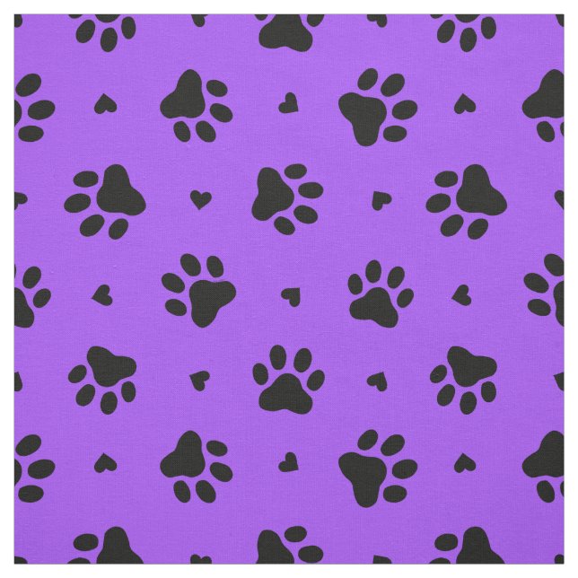 Schwarze Hundepapierdrucke und -muster Stoff (Muster)