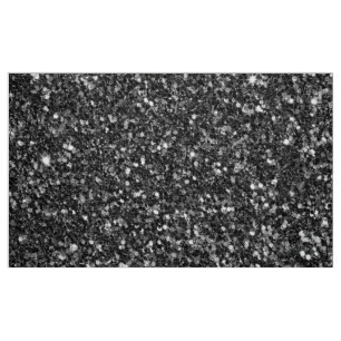 Schwarze Imitate Glitzer Nahtloses Muster Stoff