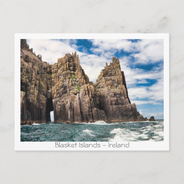 Schwarze Inseln Postkarte (Vorderseite)