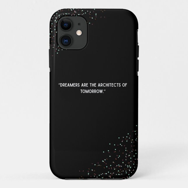 Schwarze iPhone 11-Handyhülle Case-Mate iPhone Hülle (Rückseite)