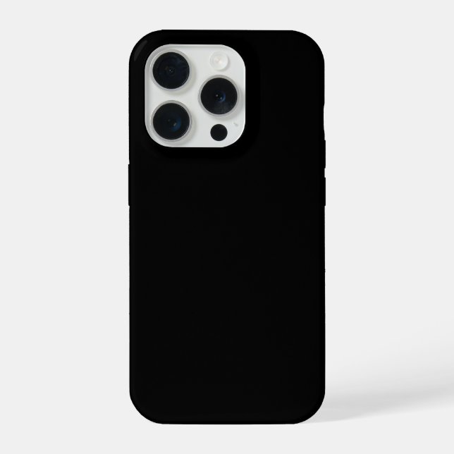 Schwarze iPhone-Hüllen iPhone Hülle (Rückseite)