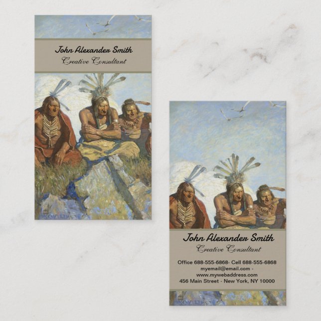 Schwarze, Jewel-like Inskasable Eyes von N.C. Wyet Visitenkarte (Vorne/Hinten)