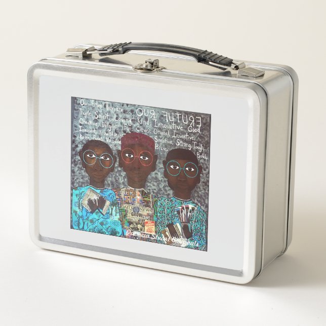 Schwarze Jungen können Lunchbox (Vorderseite)