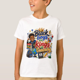 Schwarze Jungen sind Könige in Ausbildung T-Shirt
