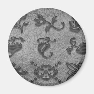 Schwarze Juwelen der Schönheits-Art101 Magnet