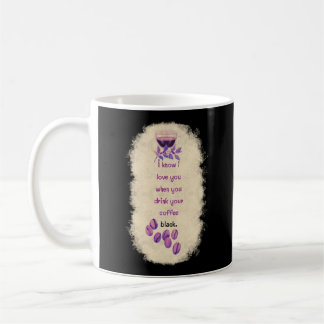 SCHWARZE KAFFEE-LOVER-TASSE KAFFEETASSE