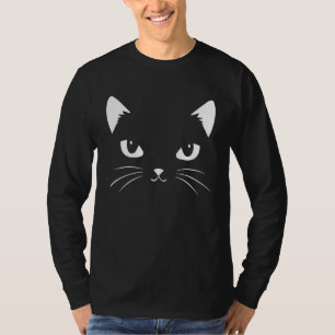 Schwarze Kätzchen Katze Miauen süß Kätzchen Schw T-Shirt