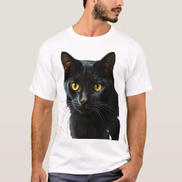 Schwarze Katze 2 T-Shirt