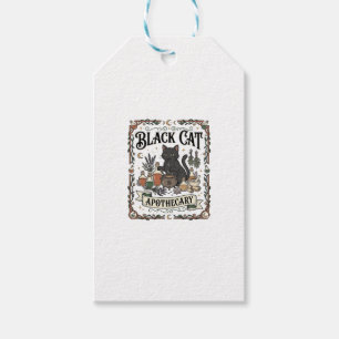 Schwarze Katze Apotheke Katze Witchy Mystische Apo Geschenkanhänger