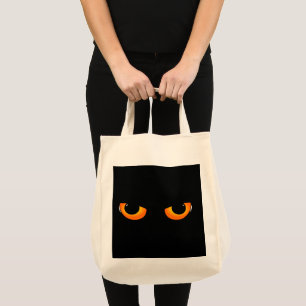 SCHWARZE KATZE AUGE-TASCHE TRAGETASCHE