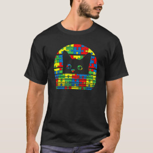 Schwarze Katze Autismus-Bewusstseinsgeschenke für  T-Shirt