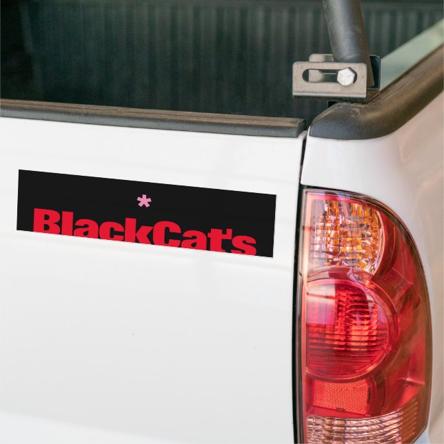 Schwarze Katze Autoaufkleber (Auf Lkw)