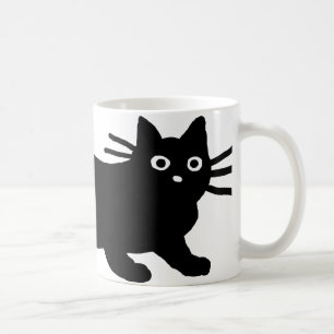 Schwarze Katze   Cooles Haustier Kitty   Animal Lo Tasse