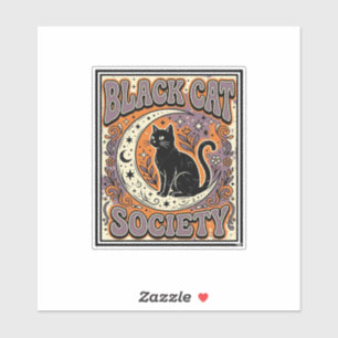 Schwarze Katze Gesellschaft Katze Schwarze Katze V Aufkleber
