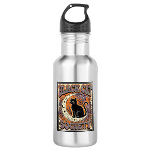 Schwarze Katze Gesellschaft Katze Schwarze Katze V Edelstahlflasche