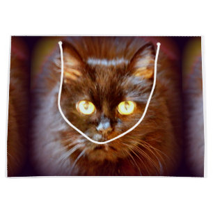 schwarze Katze Große Geschenktüte
