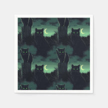 Schwarze Katze Halloween