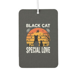 Schwarze Katze Halloween-Special-Liebe Gothic-Desi Autolufterfrischer