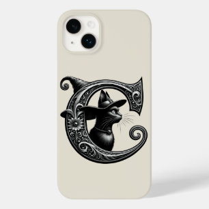 Schwarze Katze Hexe Zauberhaft Buchstabe C Benutze Case-Mate iPhone 14 Plus Hülle