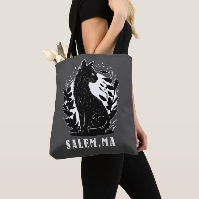 Schwarze Katze-Illustration | Salem (Von Nahem)