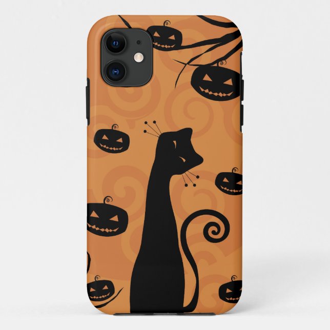 Schwarze Katze iPhone 5 Fall Case-Mate iPhone Hülle (Rückseite)