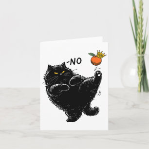 Schwarze Katze keine Könige in Amerika Wir Mensche Karte