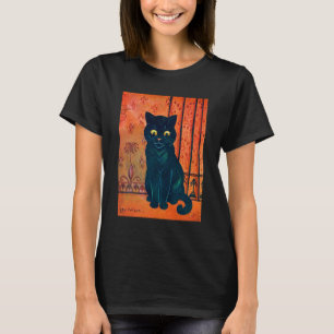 Schwarze Katze, Louis Wain T-Shirt
