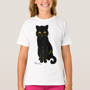 Schwarze Katze, Louis Wain T-Shirt