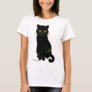 Schwarze Katze, Louis Wain T-Shirt