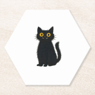 Schwarze Katze Magie - Niedliche Halloween- und My Untersetzer